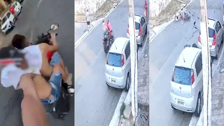 Vídeo: adolescente de 17 anos sem habilitação bate em moto e mata homem em SP