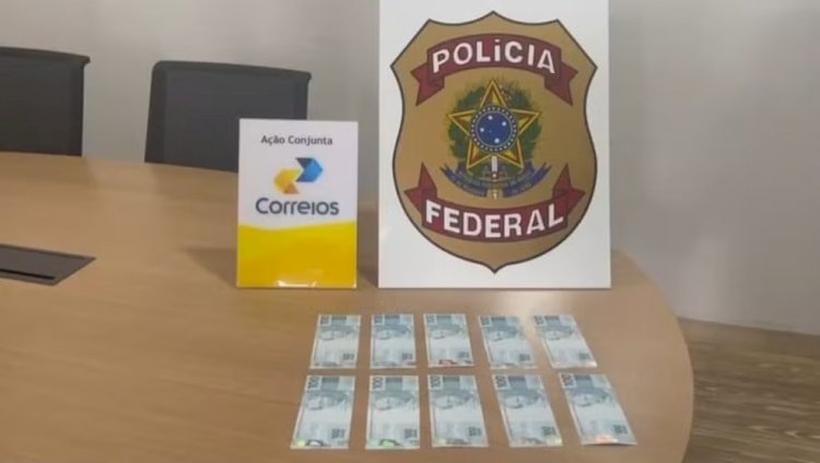 Homem é preso pela Polícia Federal após receber dinheiro falso pelos Correios