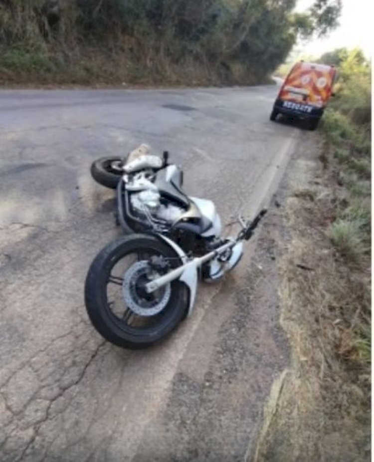 Guaxinim na pista provoca acidente na BR-352; motociclista fica em estado grave