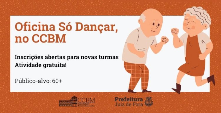 Oficina de dança no CCBM abre vagas para a terceira idade