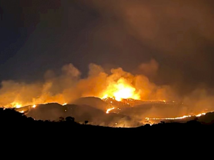 Incêndio na Serra do Cipó é controlado após destruir 8,5 mil hectares, diz Corpo de Bombeiros