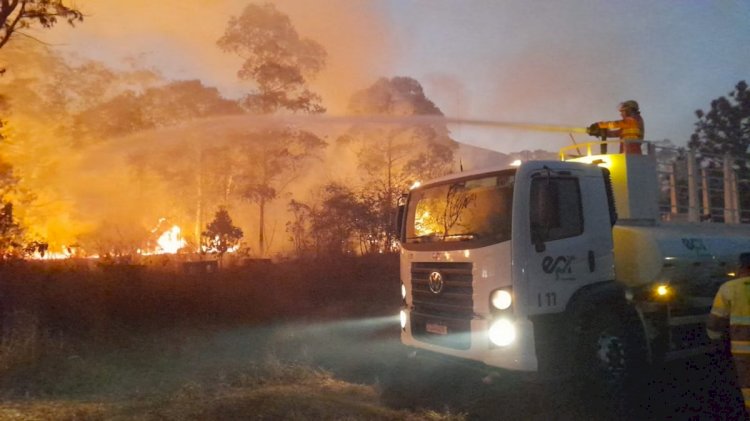 Vegetação às margens da BR-040, em MG, pegou fogo 72 vezes nos últimos 20 dias