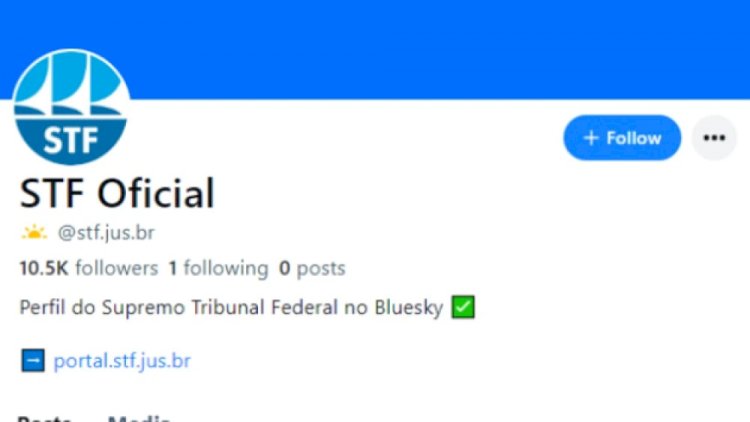 STF cria conta oficial no Bluesky em resposta ao aumento de perfis falsos do tribunal