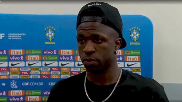 Vini Jr. reconhece momento ruim na Seleção e pede perdão à torcida