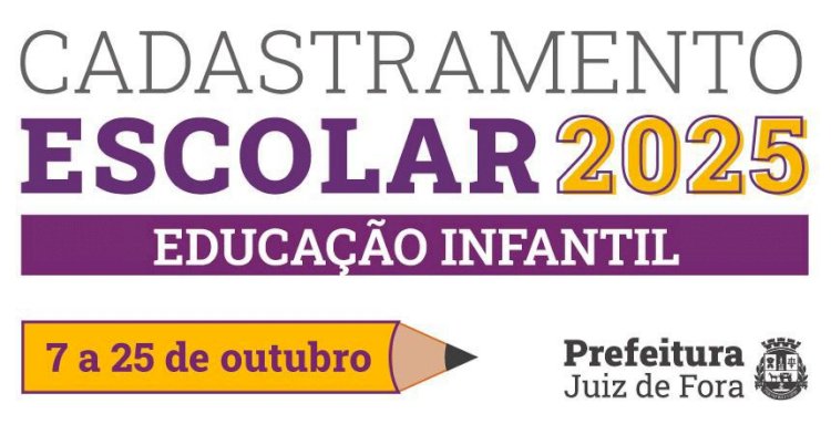 Cadastro escolar para Educação Infantil na Rede Municipal começa dia 7 de outubro