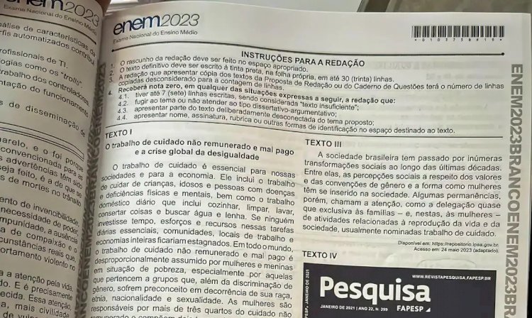 Enem: cartilha de redação é divulgada; confira