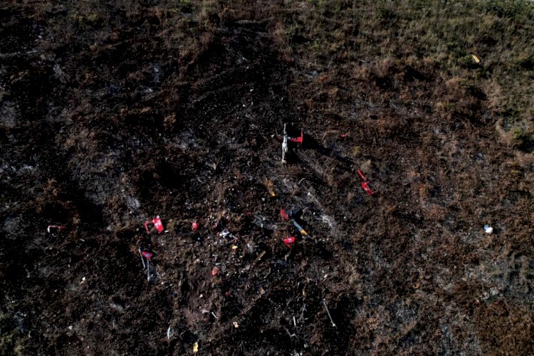 Bombeiros devem iniciar nesta semana estudo para retirada de destroços de helicóptero em Ouro Preto