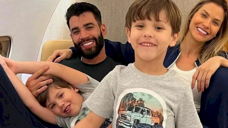 Com apoio do pai, filhos de Gusttavo Lima anunciam lançamento na internet