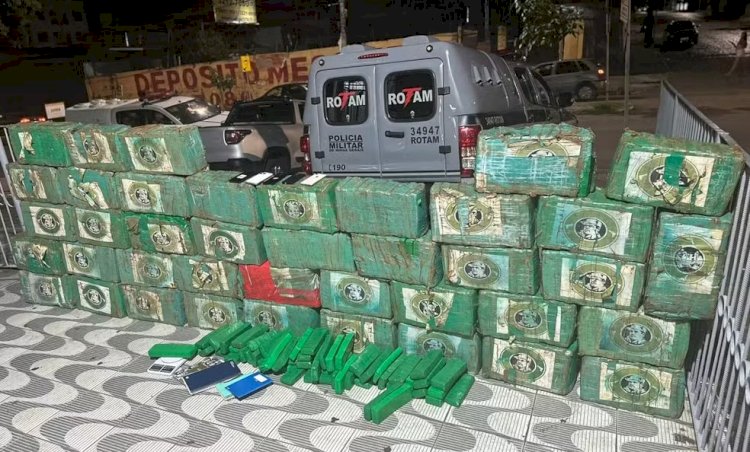 Polícia apreende 1 tonelada de maconha no Bairro Floresta, em Divinópolis