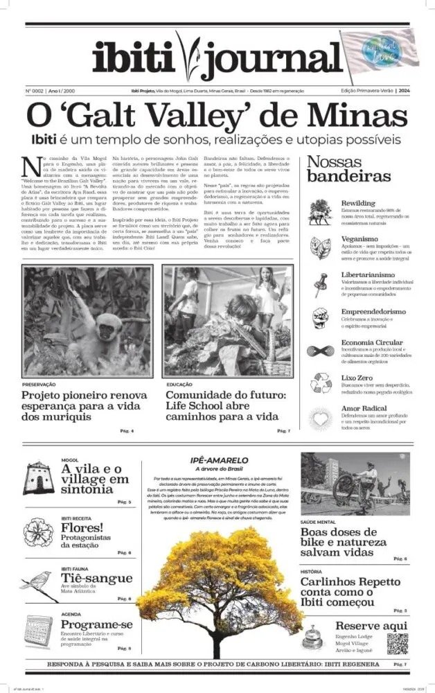 Ibiti Projeto cria jornal impresso para perpetuar histórias