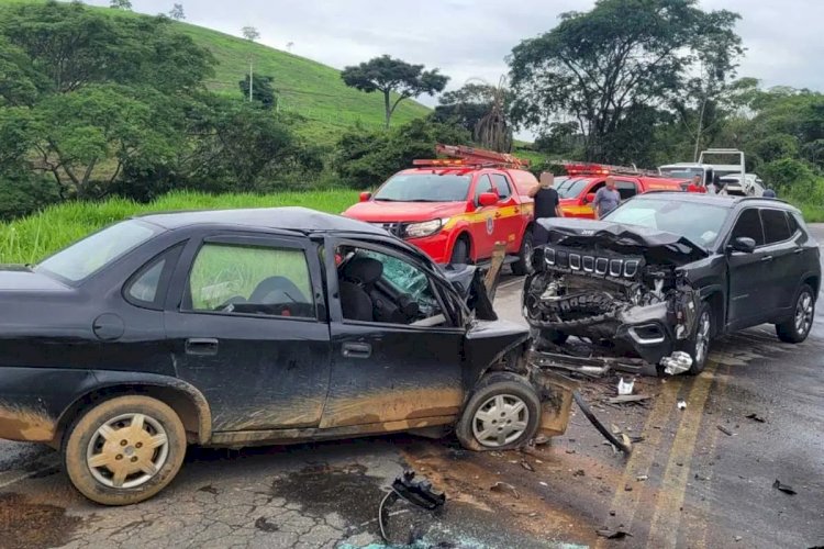 Acidente entre dois veículos na MG-133 deixa vítima fatal