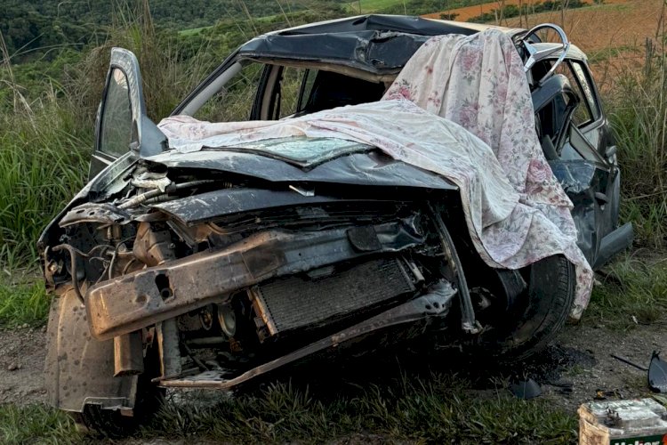 Acidente na BR-265 deixa uma vítima fatal e uma em estado grave
