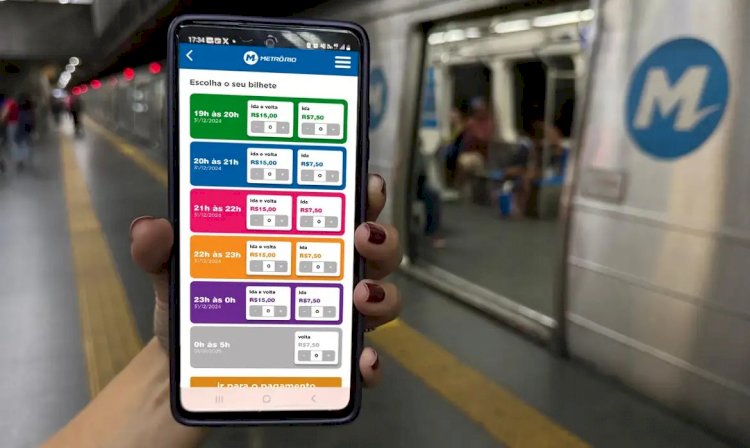 Bilhete de metrô para o Réveillon do Rio será digital, em QR Code