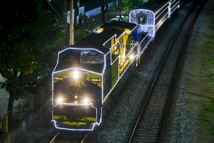 Trem de Natal da MRS percorre Juiz de Fora e região