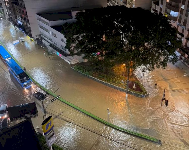 Primeira semana de janeiro chove mais de 50% do esperado para todo o mês em Juiz de Fora