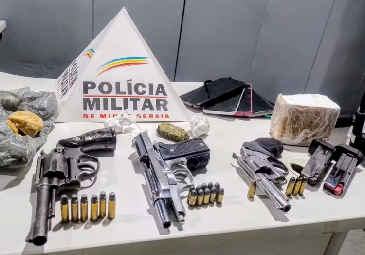 Tentativa de homicídio em Manhumirim termina com cinco detidos e apreensão de armas, munições e drogas