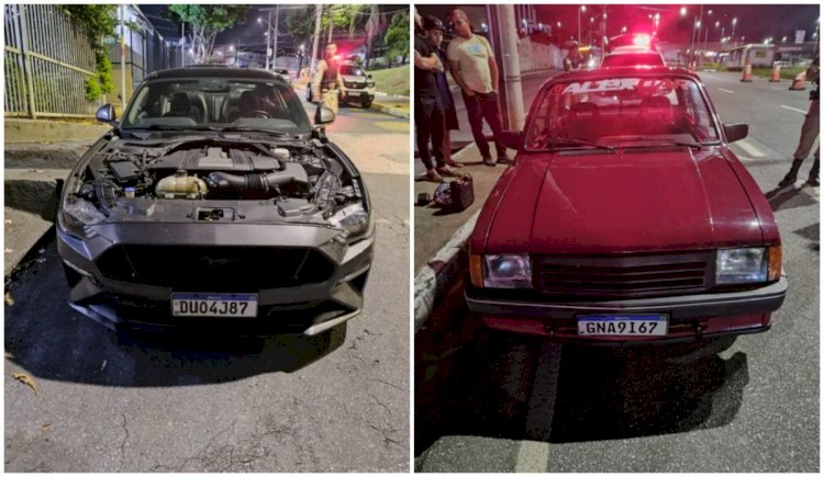 PM prende dupla que realizava racha na avenida Cristiano Machado, em BH