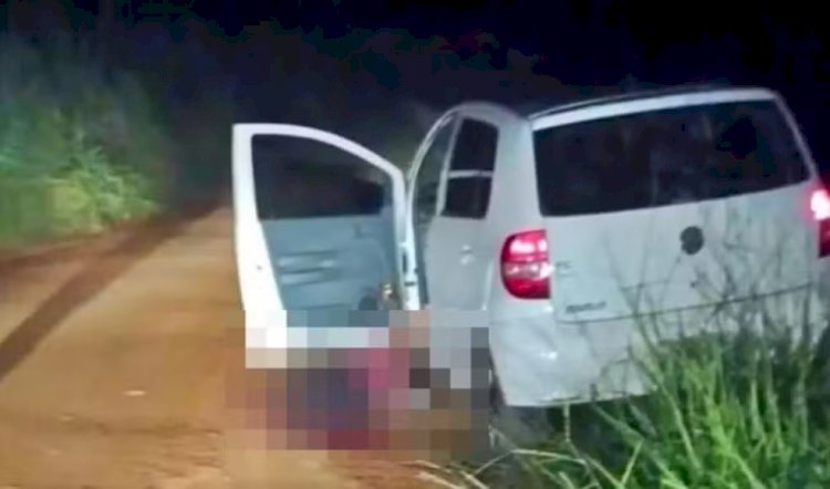 Homem é encontrado morto dentro de carro depois de marcar encontro em estrada de terra