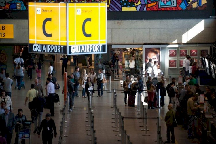 Chuvas e ventos provocam cancelamentos de voos no Aeroporto de Guarulhos