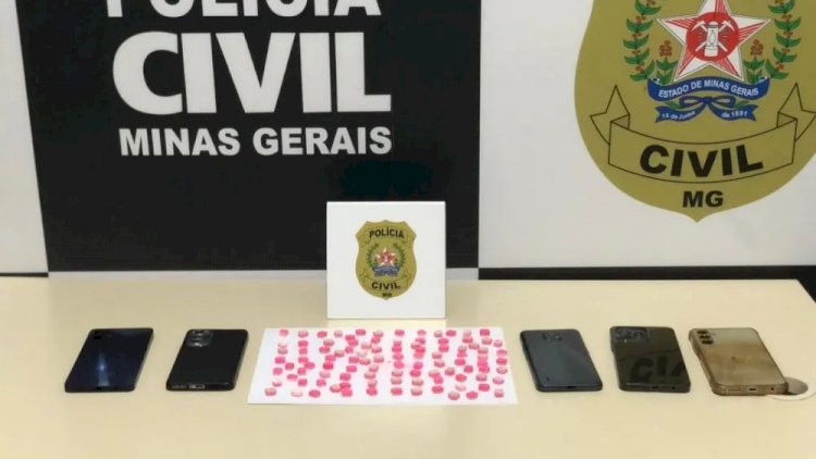 Polícia Civil apreende 100 comprimidos de MDMA em Muriaé (MG)