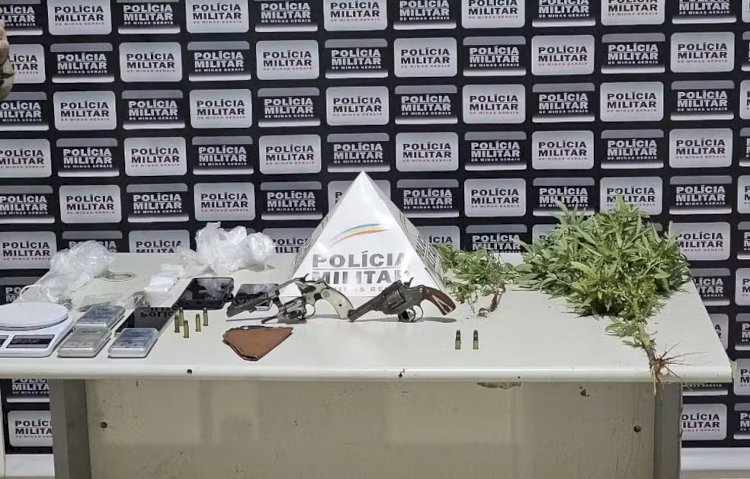 Dois foragidos da justiça, um deles com mais de 20 passagens, são presos em Pirapora; PM apreendeu armas